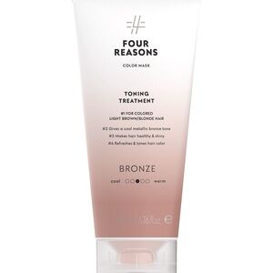 FOUR REASONS Color Mask TONING TREATMENT for Blonde/Light Brown Hair BRONZE